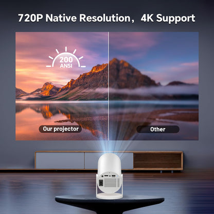 Elevate Your Home Entertainment with the Affordable HY300 MiniCineX Smart Projector - WiFi & 4K Ready!